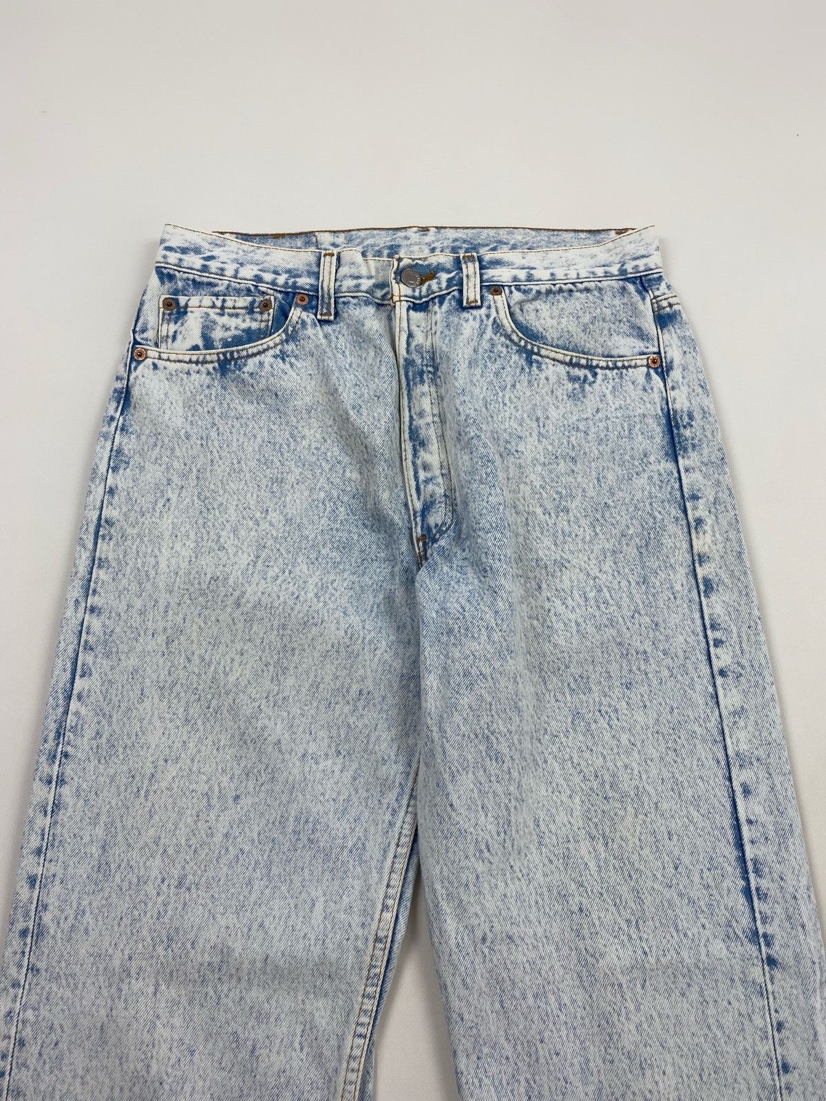 Levi's 1990’s Vintage Levi’s Washed Denim Jeans Made in USA Size US 31 - 4 Thumbnail