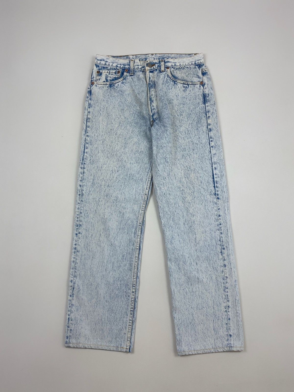 Levi's 1990’s Vintage Levi’s Washed Denim Jeans Made in USA Size US 31 - 1 Thumbnail