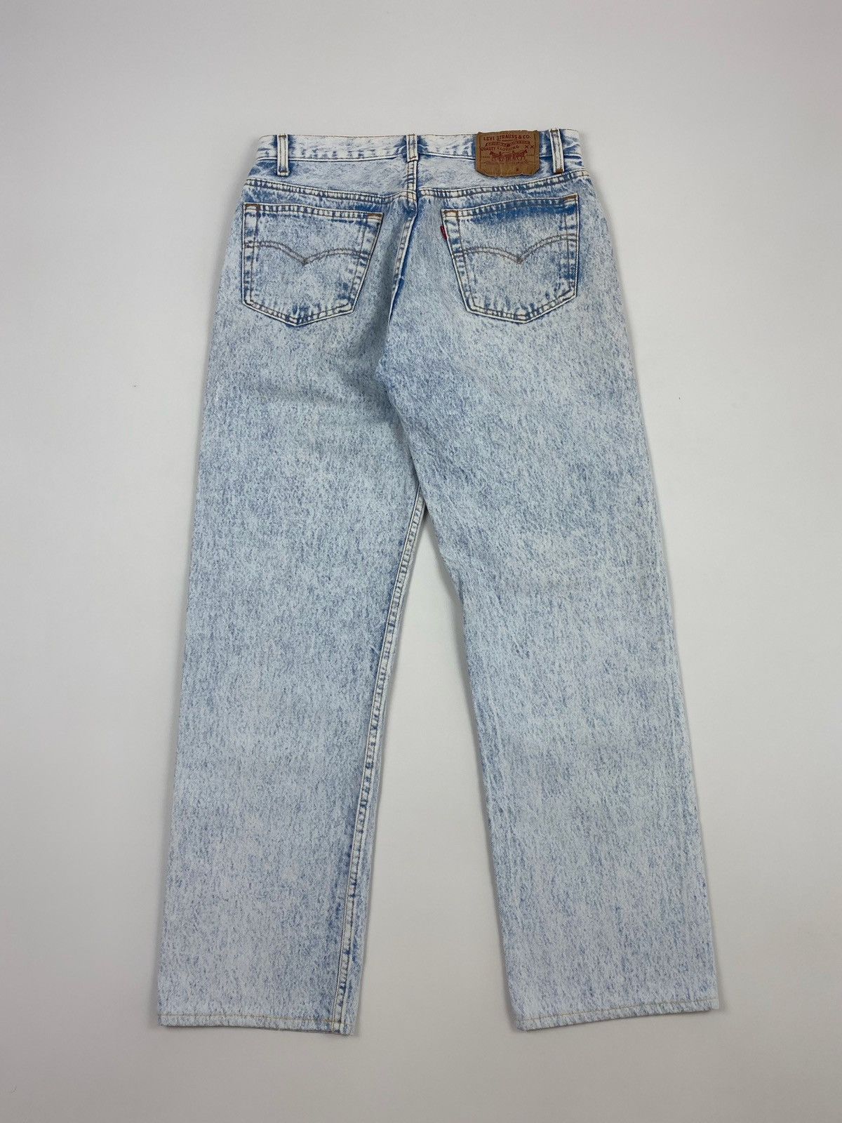 Levi's 1990’s Vintage Levi’s Washed Denim Jeans Made in USA Size US 31 - 10 Thumbnail