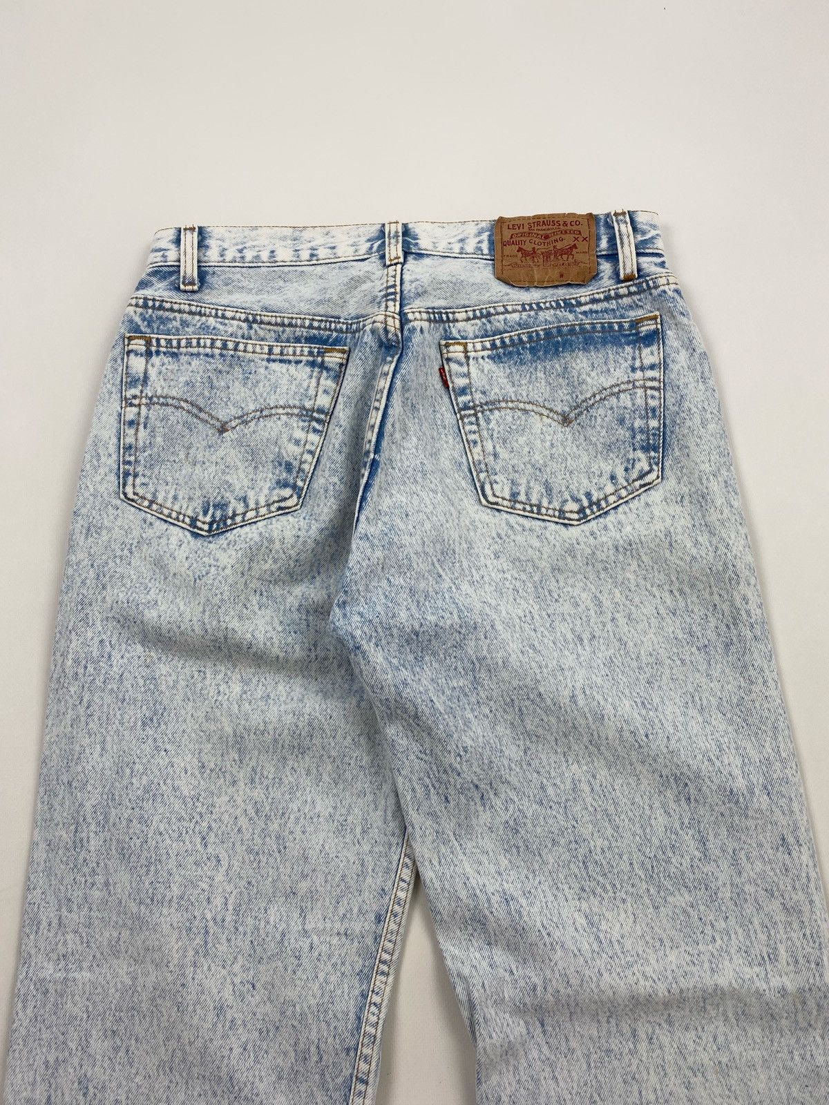 Levi's 1990’s Vintage Levi’s Washed Denim Jeans Made in USA Size US 31 - 11 Thumbnail