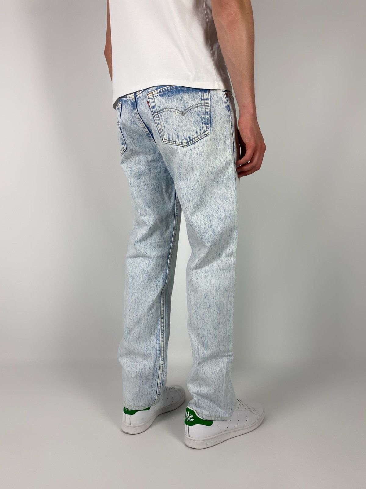 Levi's 1990’s Vintage Levi’s Washed Denim Jeans Made in USA Size US 31 - 3 Thumbnail