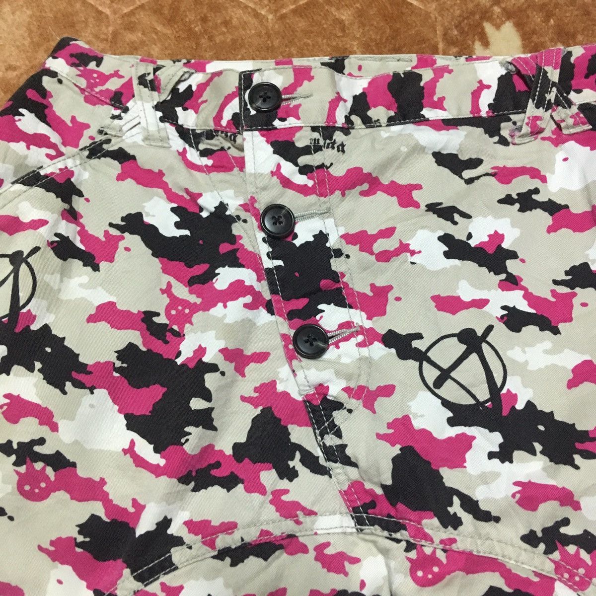 Japanese Brand PPFM Plaid Tartan Bondage Punk Anarchy Logo Size US 34 / EU 50 - 12 Thumbnail