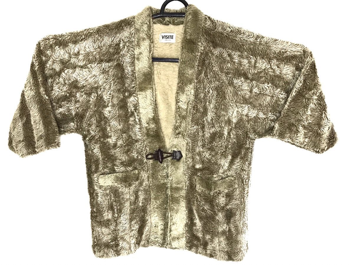 Japanese Brand Extremely rare!! Visite Original Goods shearling kimono Size US L / EU 52-54 / 3 - 1 Thumbnail