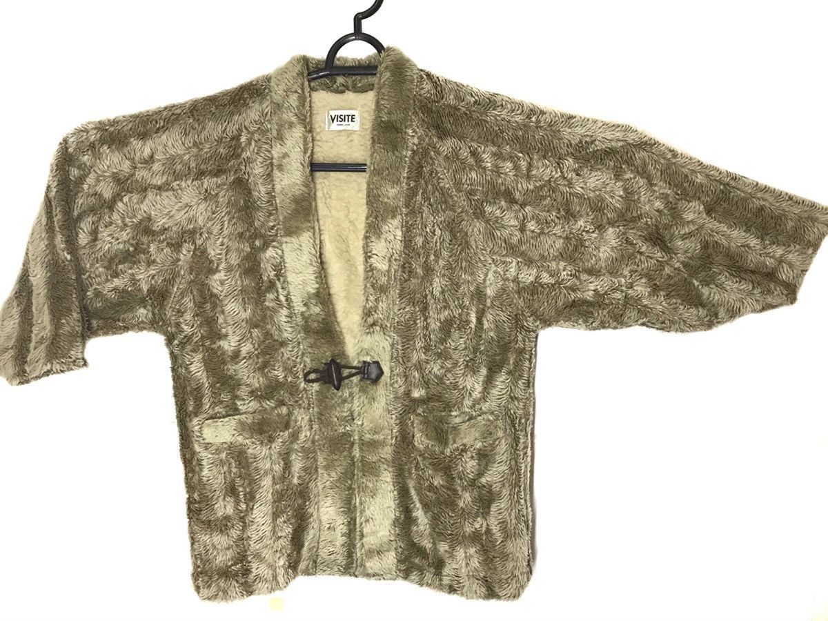 Japanese Brand Extremely rare!! Visite Original Goods shearling kimono Size US L / EU 52-54 / 3 - 6 Thumbnail