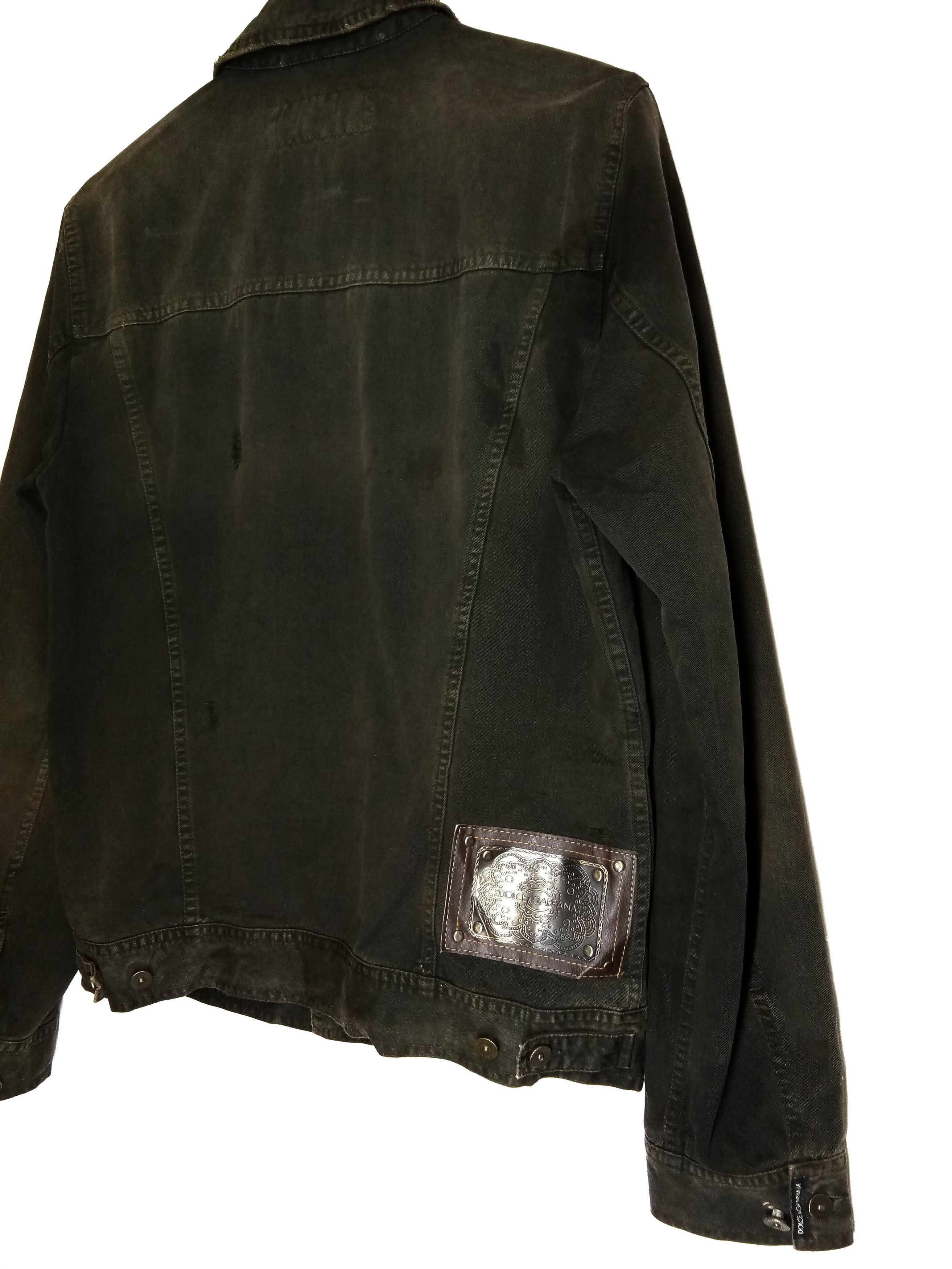 Dolce & Gabbana DOLOCE & GABBANA distressed jacket.. Size US M / EU 48-50 / 2 - 3 Thumbnail