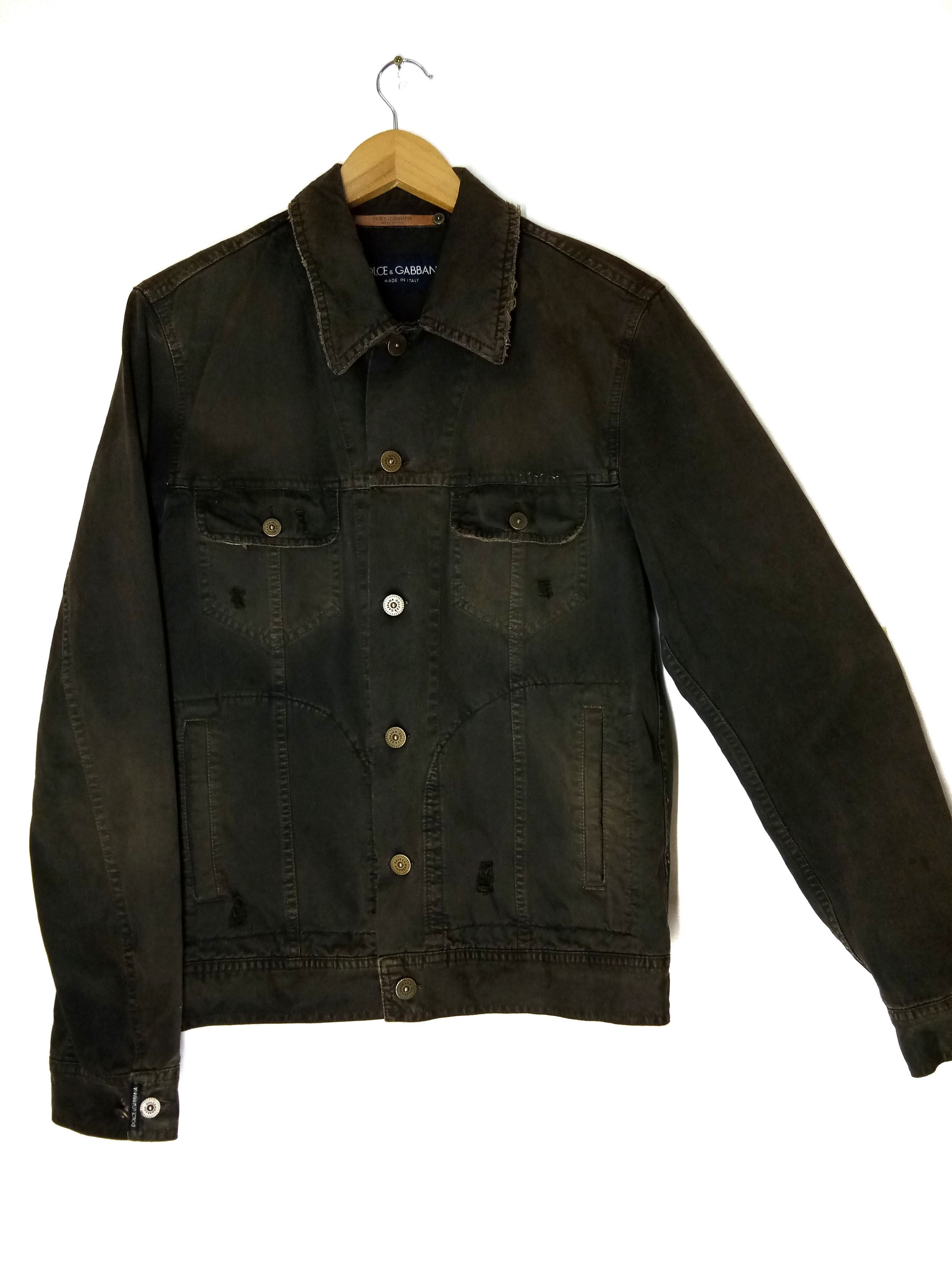 Dolce & Gabbana DOLOCE & GABBANA distressed jacket.. Size US M / EU 48-50 / 2 - 1 Thumbnail