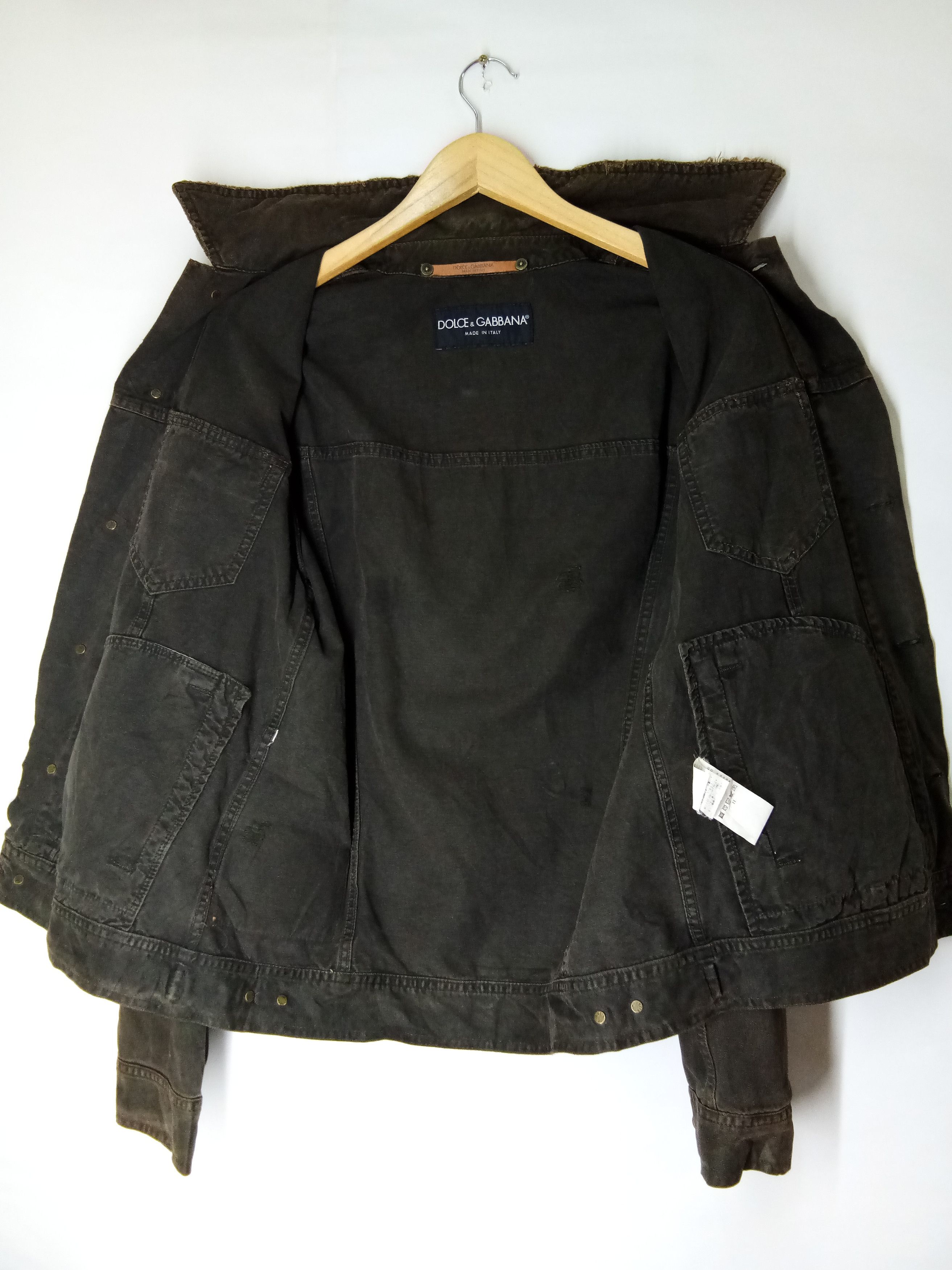 Dolce & Gabbana DOLOCE & GABBANA distressed jacket.. Size US M / EU 48-50 / 2 - 4 Thumbnail