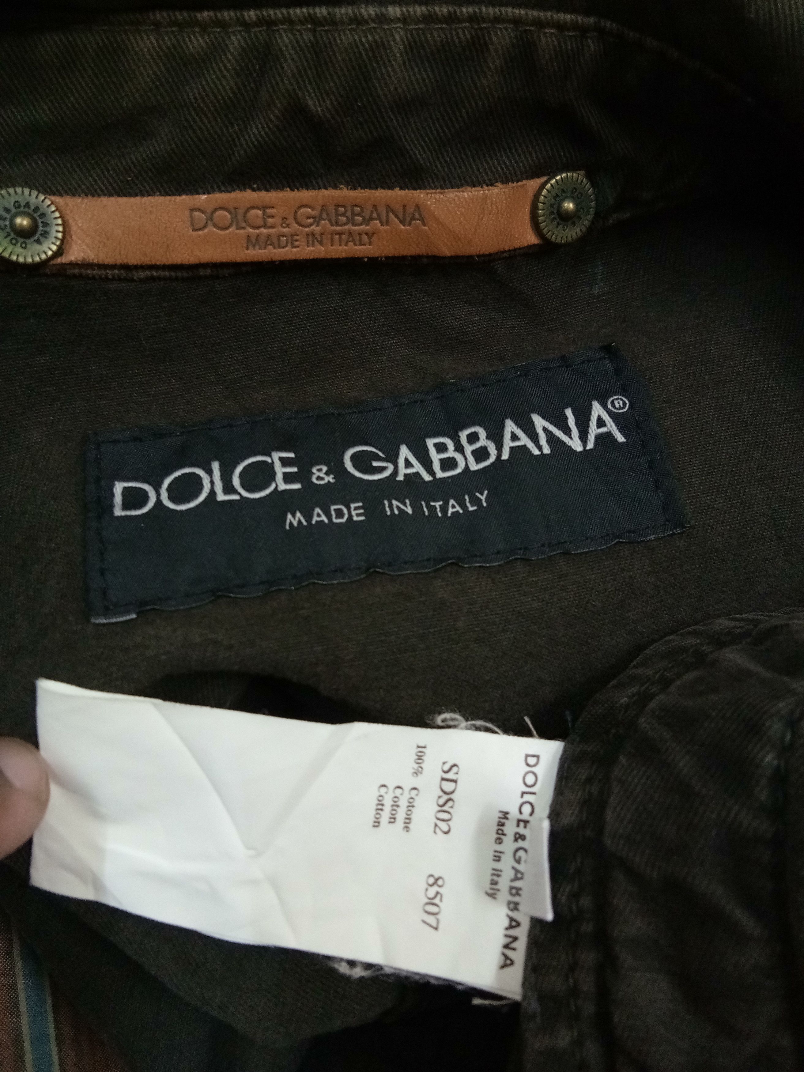 Dolce & Gabbana DOLOCE & GABBANA distressed jacket.. Size US M / EU 48-50 / 2 - 10 Thumbnail