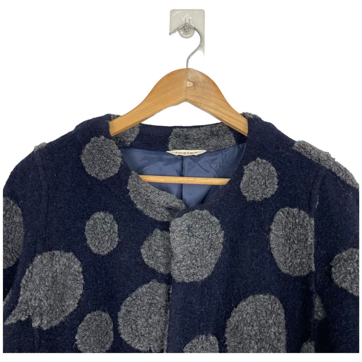 Indigo × Japanese Brand × Kapital 💥 INDIGO JAPAN POLKADOT LONG JACKET Size US M / EU 48-50 / 2 - 4 Thumbnail