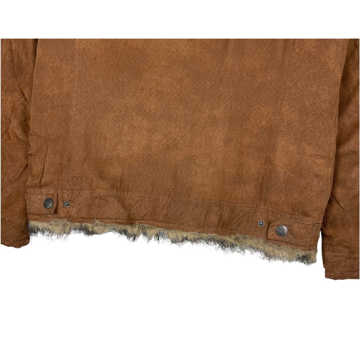 Hysteric Glamour × In The Attic × Japanese Brand 💥 IN THE ATTIC DUSTER MOLESKIN FUR LINNEN JACKET Size US M / EU 48-50 / 2 - 11 Thumbnail