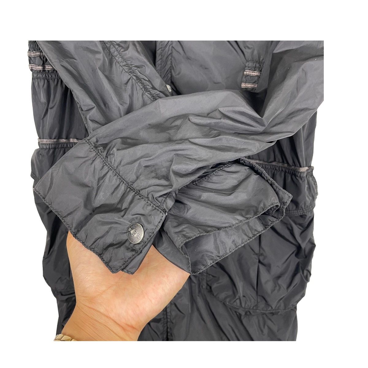 Diesel × Diesel Black Gold 💥 DIESEL HOODIE NYLON PARKA JACKET Size S / US 4 / IT 40 - 6 Thumbnail