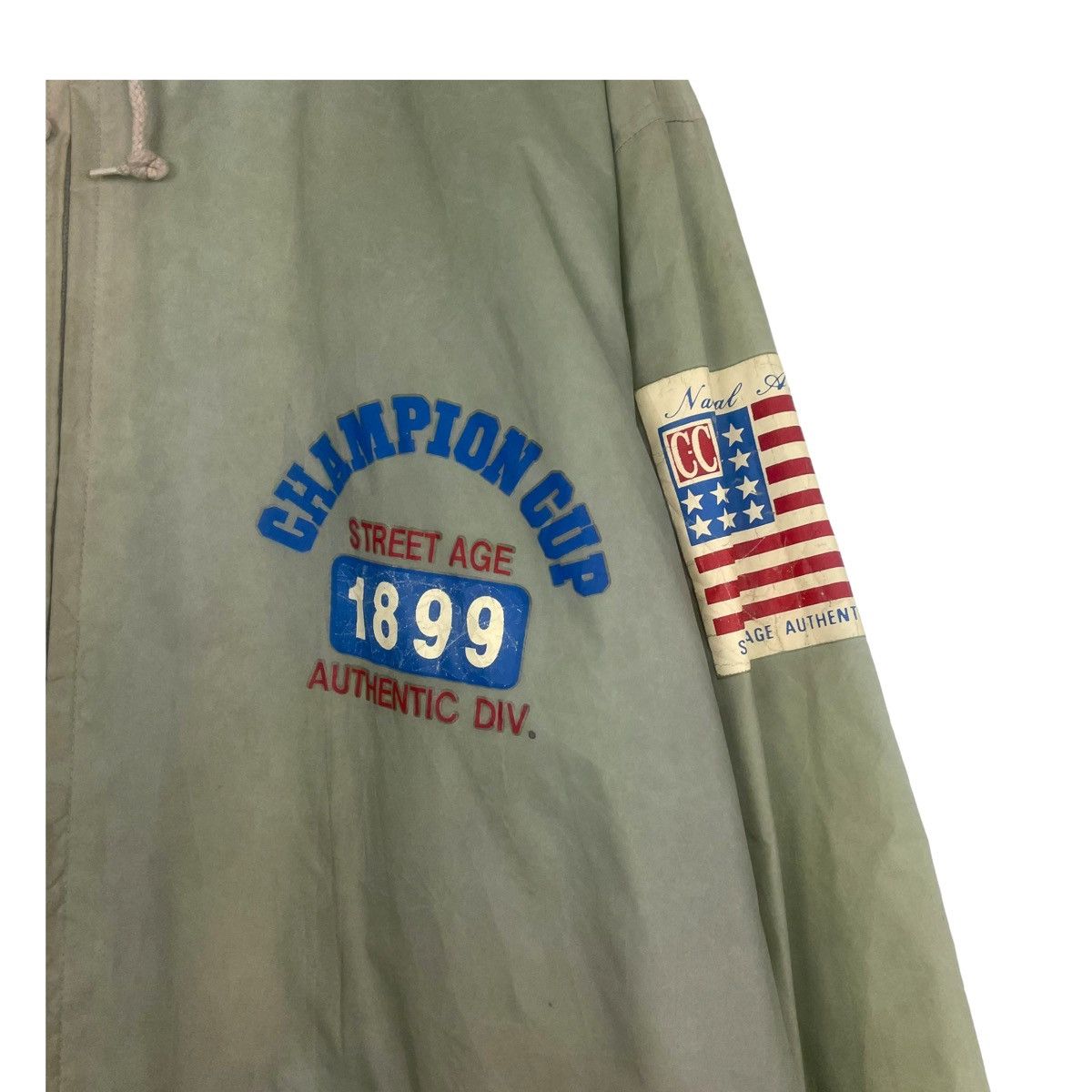 Japanese Brand × Sports Specialties × Vintage 💥90s CHAMPION CUP USA HOODIE LIGHT JACKET Size US L / EU 52-54 / 3 - 7 Thumbnail