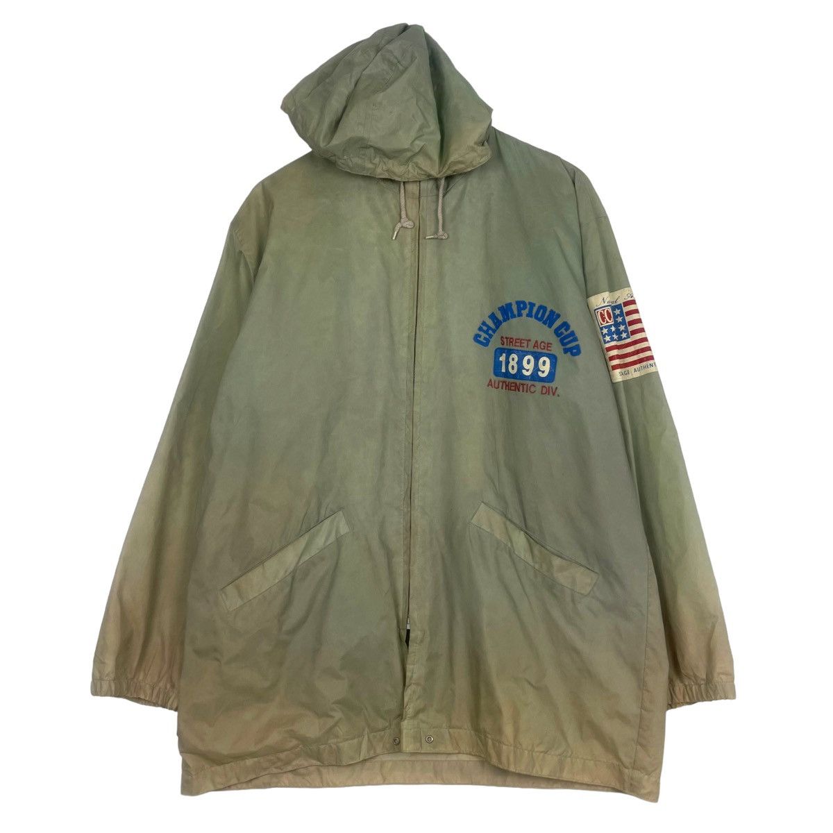 Japanese Brand × Sports Specialties × Vintage 💥90s CHAMPION CUP USA HOODIE LIGHT JACKET Size US L / EU 52-54 / 3 - 3 Thumbnail