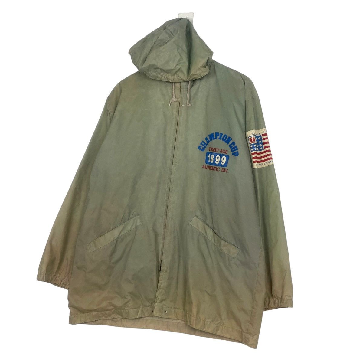 Japanese Brand × Sports Specialties × Vintage 💥90s CHAMPION CUP USA HOODIE LIGHT JACKET Size US L / EU 52-54 / 3 - 5 Thumbnail