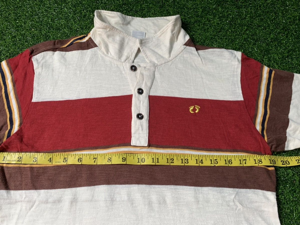 Hang Ten Hang Ten Classic Orange Tag Striped Polo Tee Size US S / EU 44-46 / 1 - 6 Thumbnail