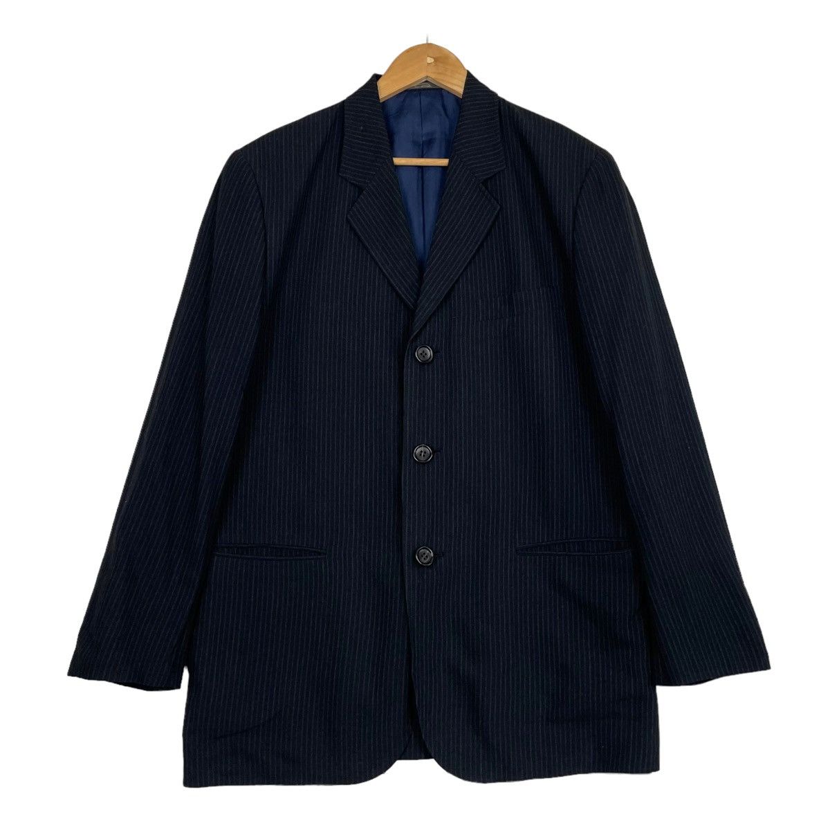 Japanese Brand × Yohji Yamamoto 💥LQ FOR MEN BY YOHJI YAMAMOTO STRIPE JACKET Size US L / EU 52-54 / 3 - 2 Thumbnail