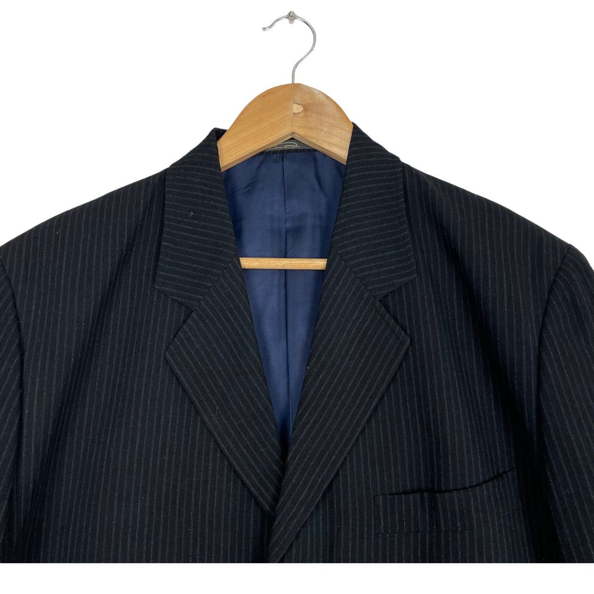 Japanese Brand × Yohji Yamamoto 💥LQ FOR MEN BY YOHJI YAMAMOTO STRIPE JACKET Size US L / EU 52-54 / 3 - 5 Thumbnail