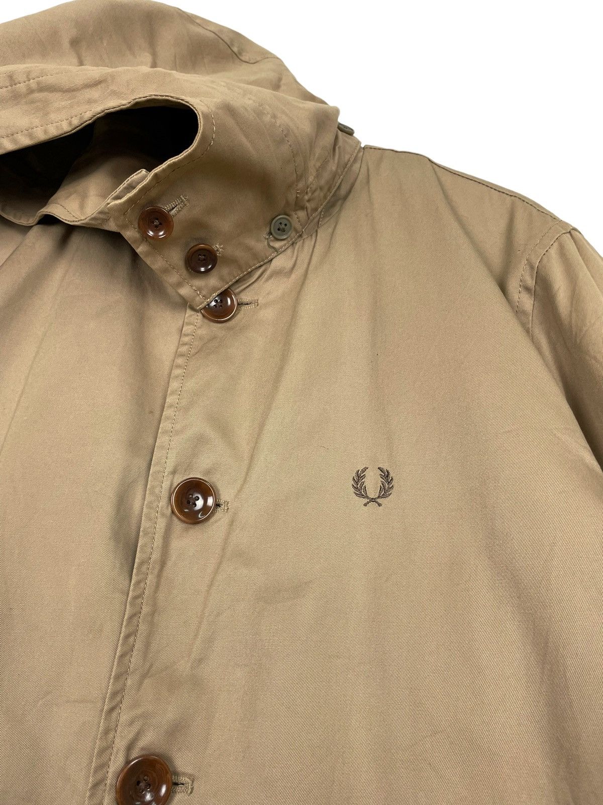 Fred Perry × Vintage 💥 FRED PERRY PARKA HOODIE JACKET Size US L / EU 52-54 / 3 - 5 Thumbnail