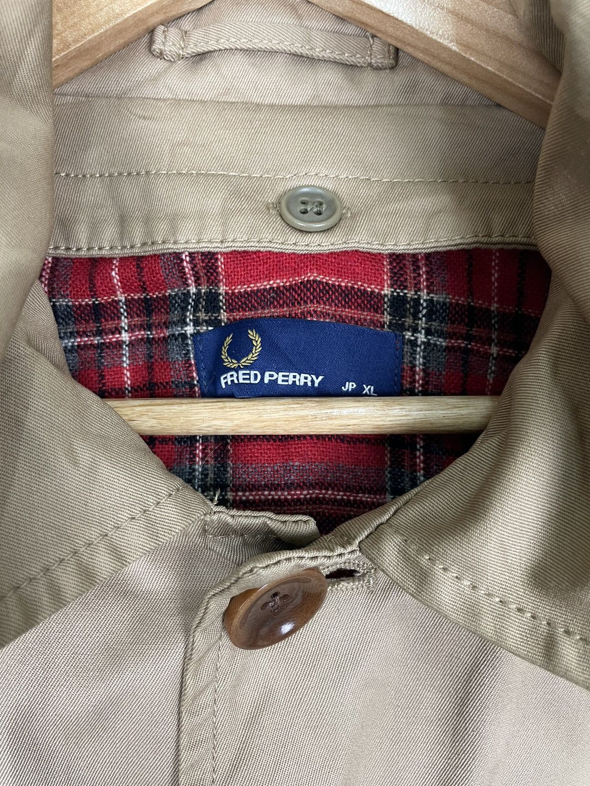 Fred Perry × Vintage 💥 FRED PERRY PARKA HOODIE JACKET Size US L / EU 52-54 / 3 - 8 Thumbnail