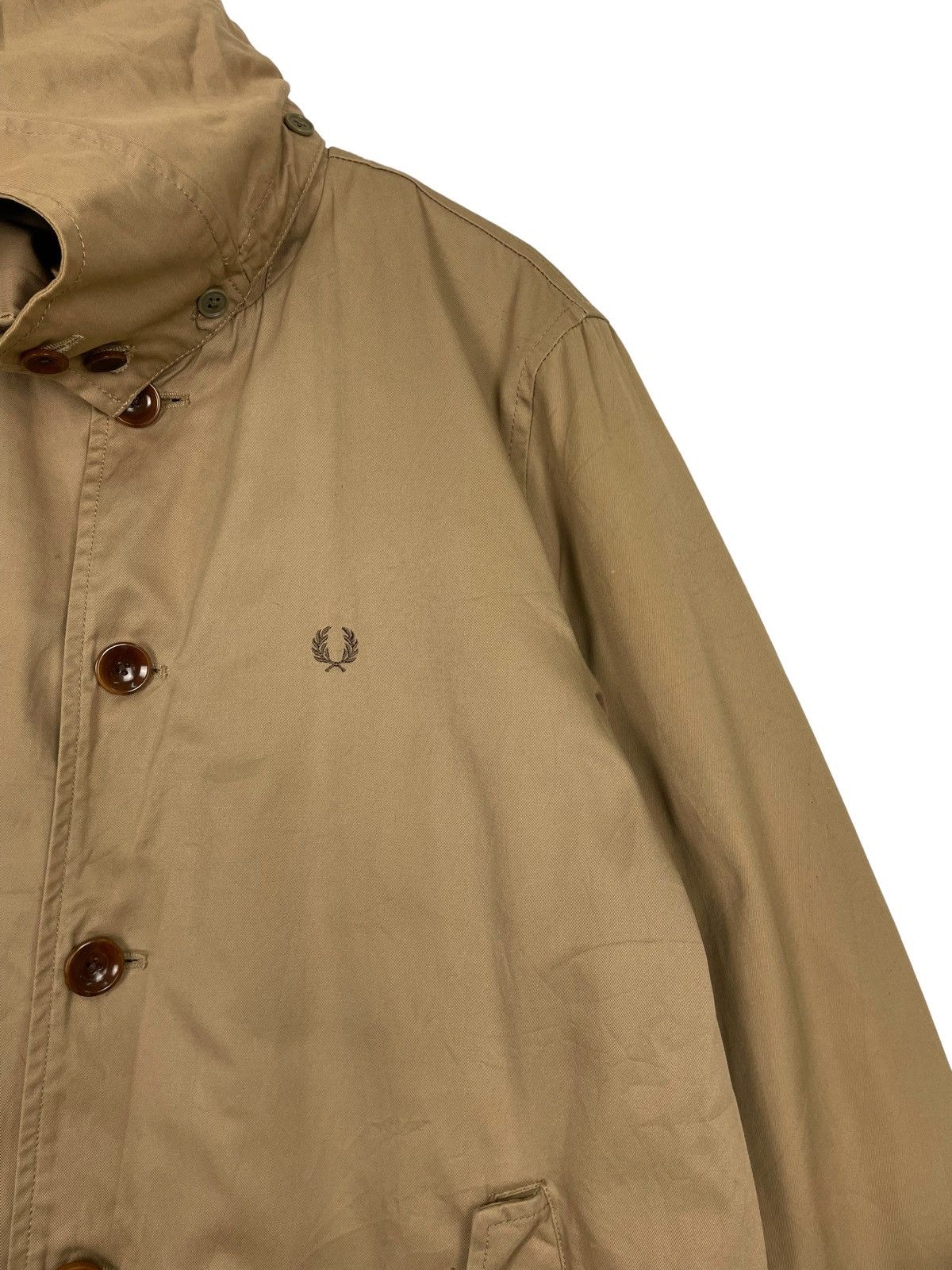 Fred Perry × Vintage 💥 FRED PERRY PARKA HOODIE JACKET Size US L / EU 52-54 / 3 - 4 Thumbnail