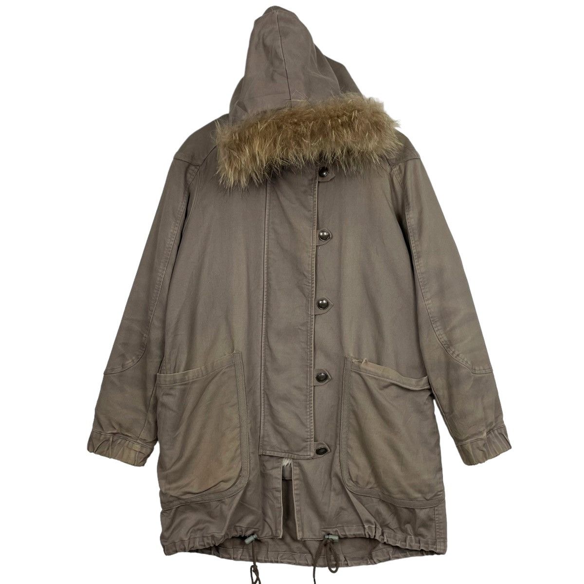 Issey Miyake × Japanese Brand × Tsumori Chisato 💥TSUMORI CHISATO FUR HOODIE PARKA JACKET FUR INNER Size US L / EU 52-54 / 3 - 1 Thumbnail
