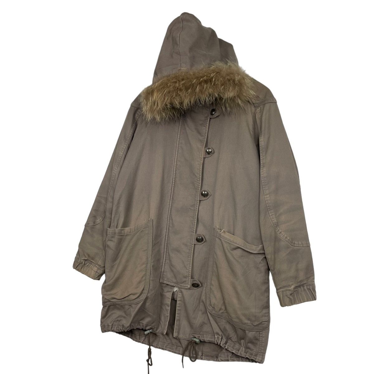 Issey Miyake × Japanese Brand × Tsumori Chisato 💥TSUMORI CHISATO FUR HOODIE PARKA JACKET FUR INNER Size US L / EU 52-54 / 3 - 2 Thumbnail