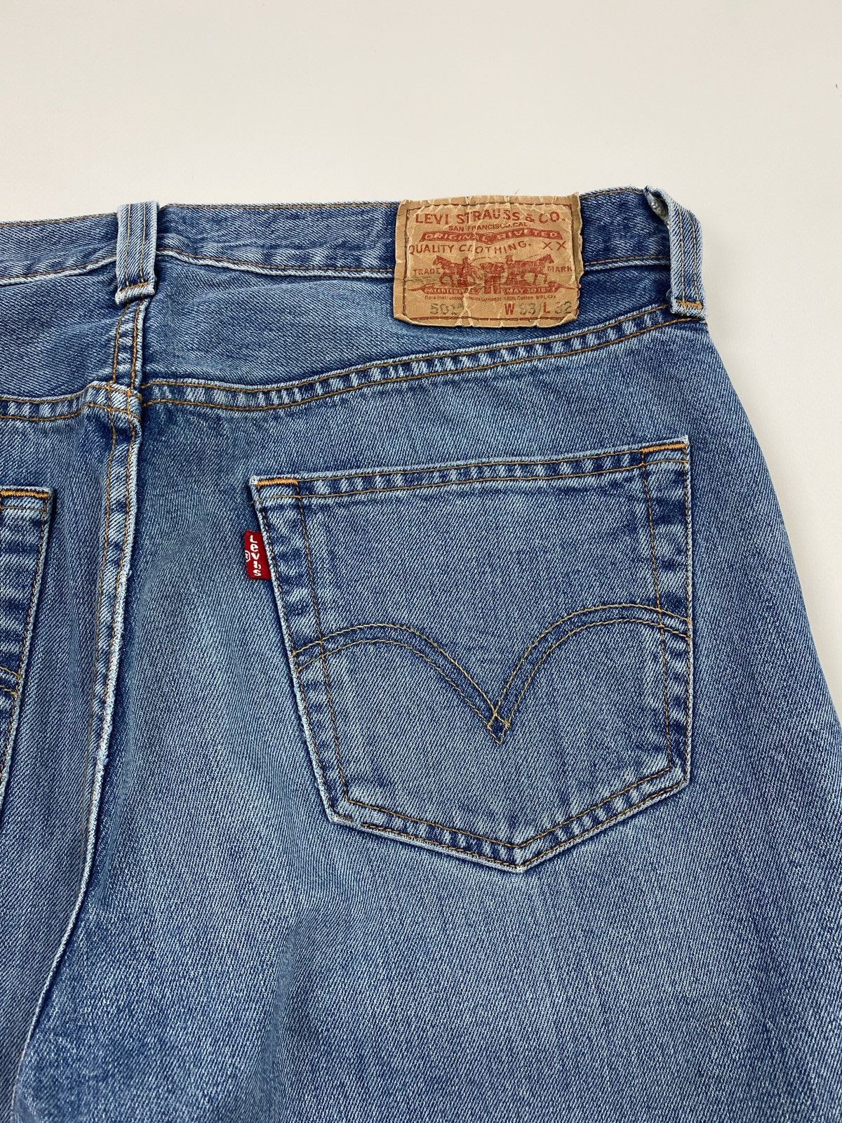 Levi’s 501 Straight Denim Jeans Pants Size 33x32