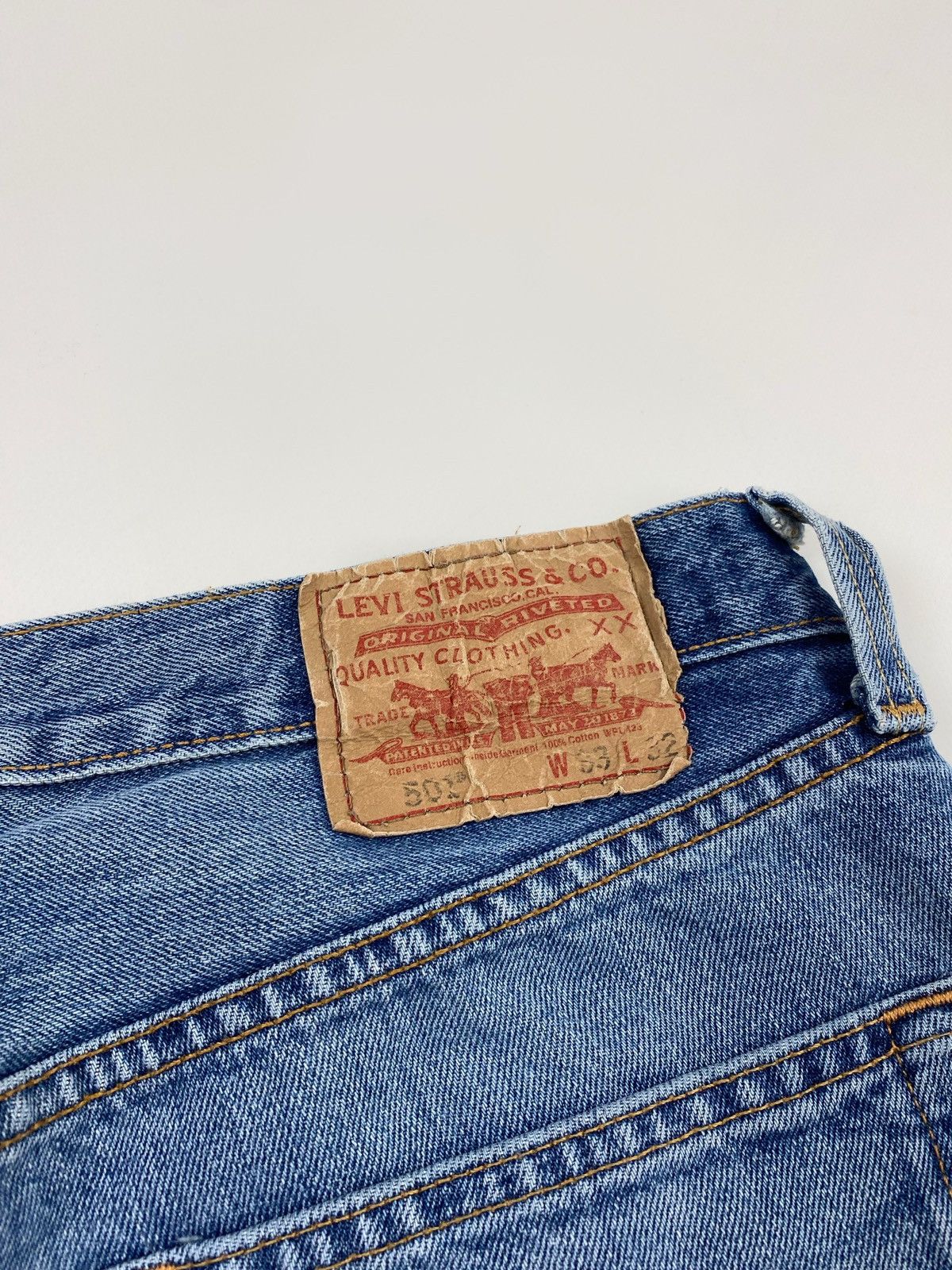 Levi’s 501 Straight Denim Jeans Pants Size 33x32