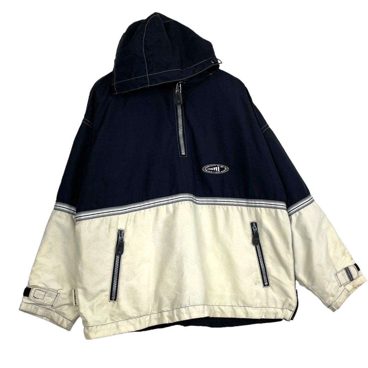 Japanese Brand 💥90s FIRE AND ICE ANORAK HOODIE JACKET Size US L / EU 52-54 / 3 - 2 Thumbnail