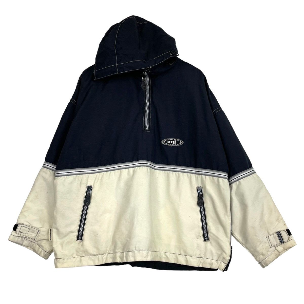 Japanese Brand 💥90s FIRE AND ICE ANORAK HOODIE JACKET Size US L / EU 52-54 / 3 - 1 Thumbnail