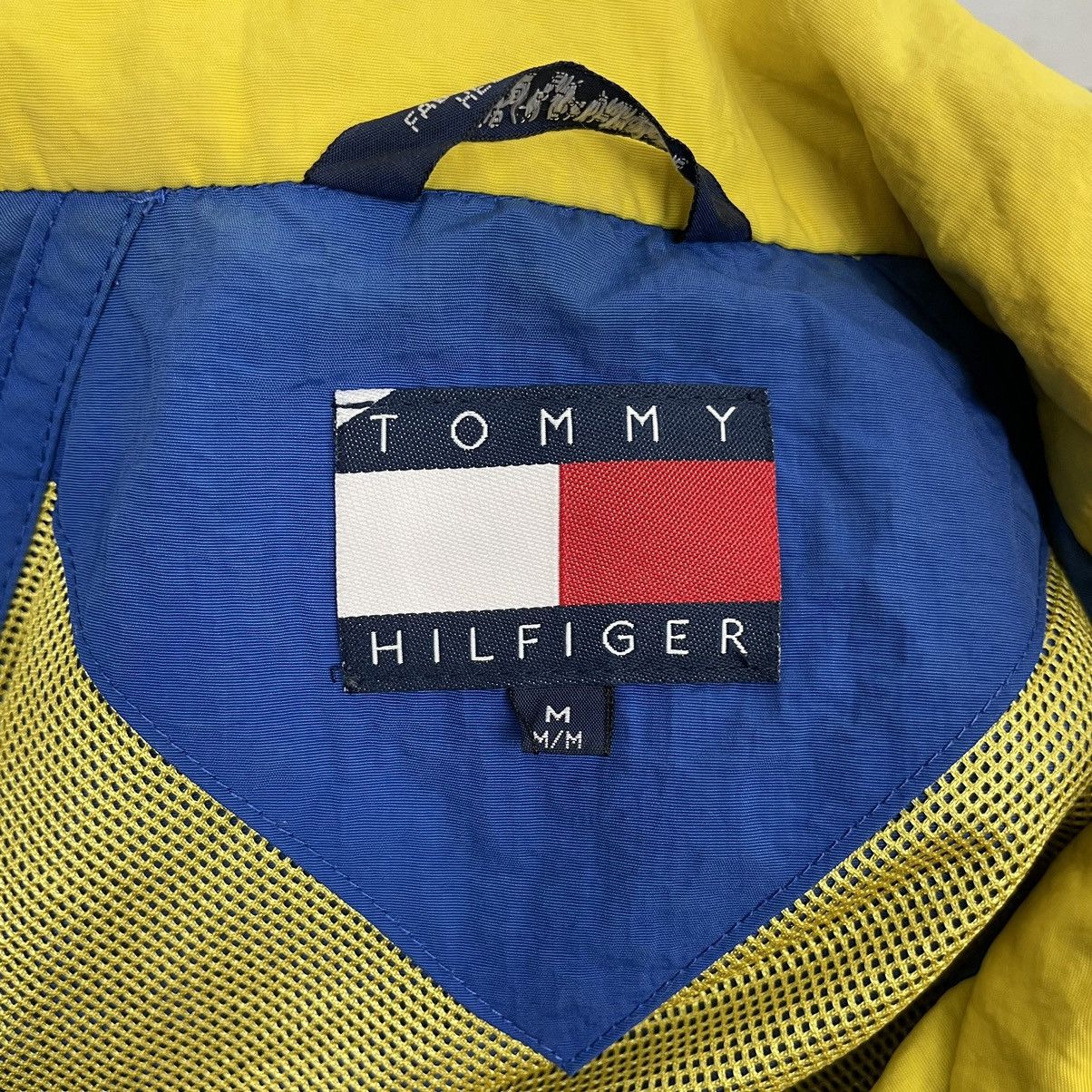 Tommy Hilfiger × Vintage 💥90s TOMMY HILFIGER ZIPPER DOWN JACKET Size US L / EU 52-54 / 3 - 11 Thumbnail