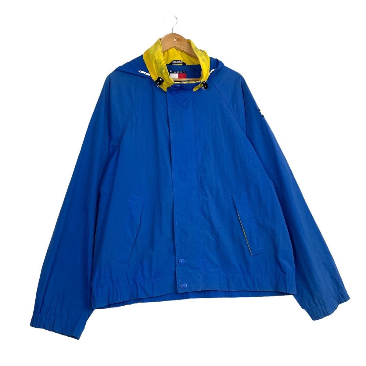 Tommy Hilfiger × Vintage 💥90s TOMMY HILFIGER ZIPPER DOWN JACKET Size US L / EU 52-54 / 3 - 2 Thumbnail