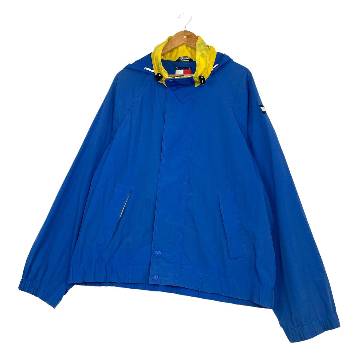 Tommy Hilfiger × Vintage 💥90s TOMMY HILFIGER ZIPPER DOWN JACKET Size US L / EU 52-54 / 3 - 3 Thumbnail