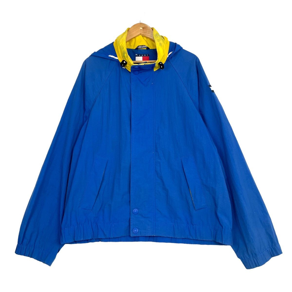 Tommy Hilfiger × Vintage 💥90s TOMMY HILFIGER ZIPPER DOWN JACKET Size US L / EU 52-54 / 3 - 1 Thumbnail