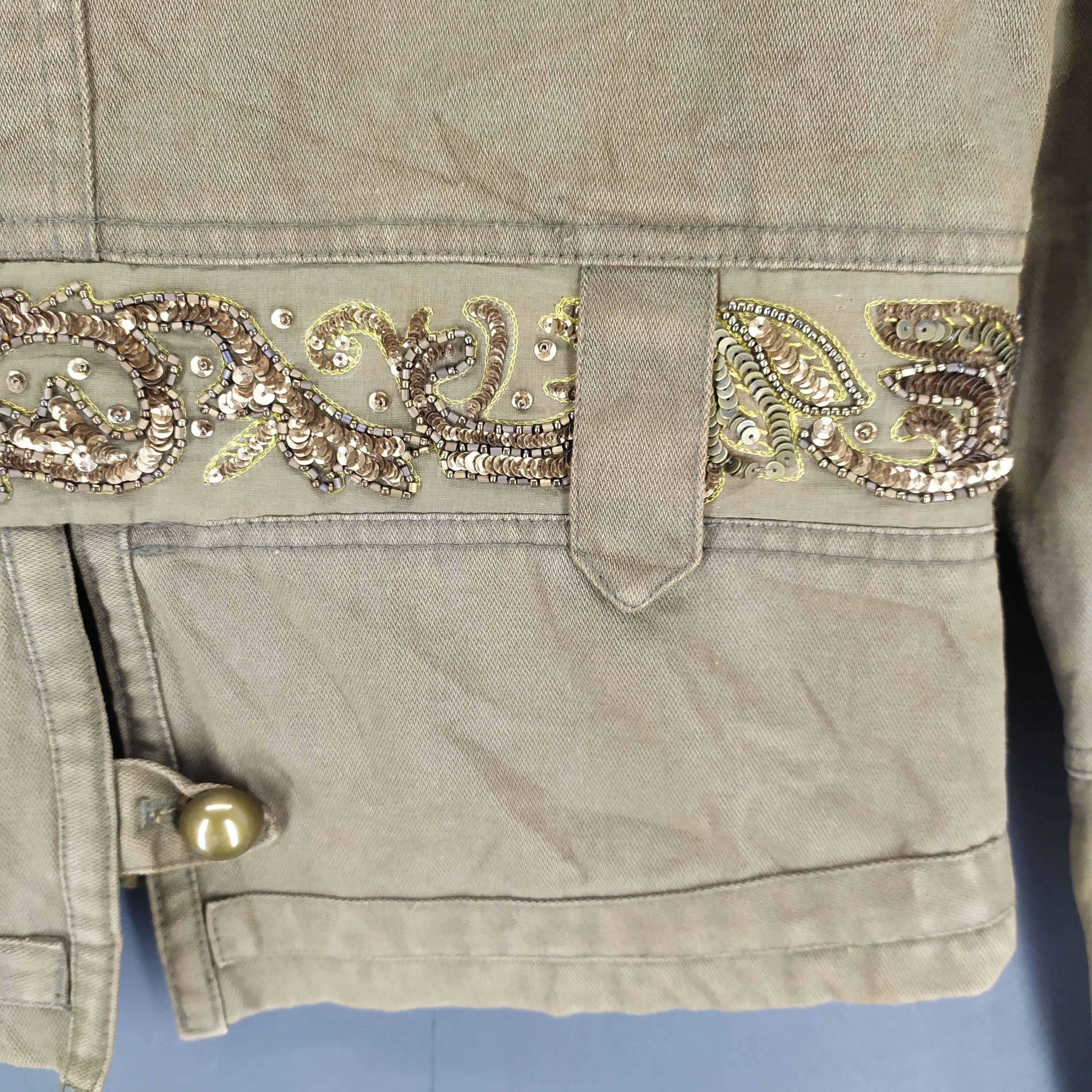 Enchantment Japan Brand Enchantment Nice Design Cropped Jacket #1270-52 Size XS / US 0-2 / IT 36-38 - 16 Thumbnail