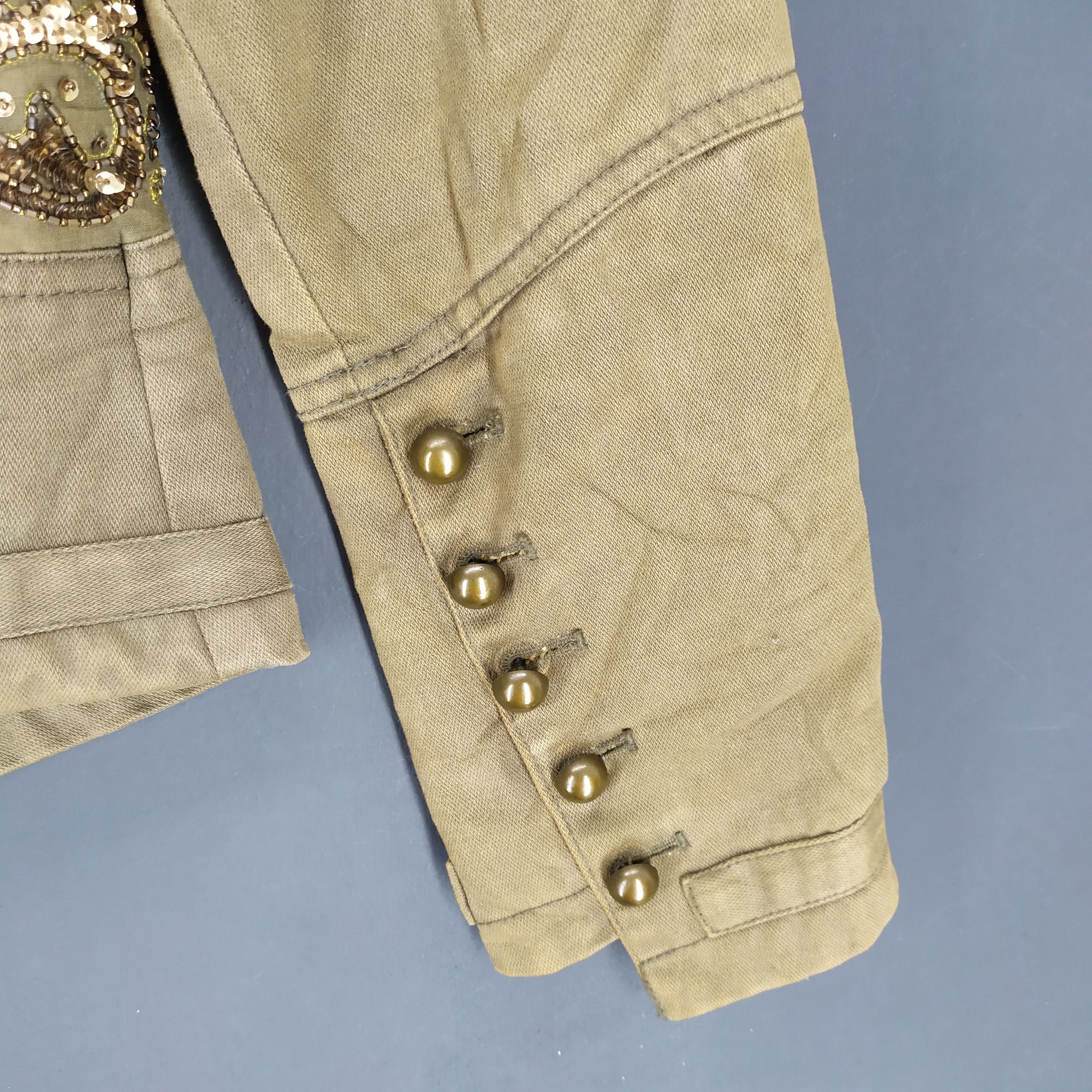 Enchantment Japan Brand Enchantment Nice Design Cropped Jacket #1270-52 Size XS / US 0-2 / IT 36-38 - 9 Thumbnail