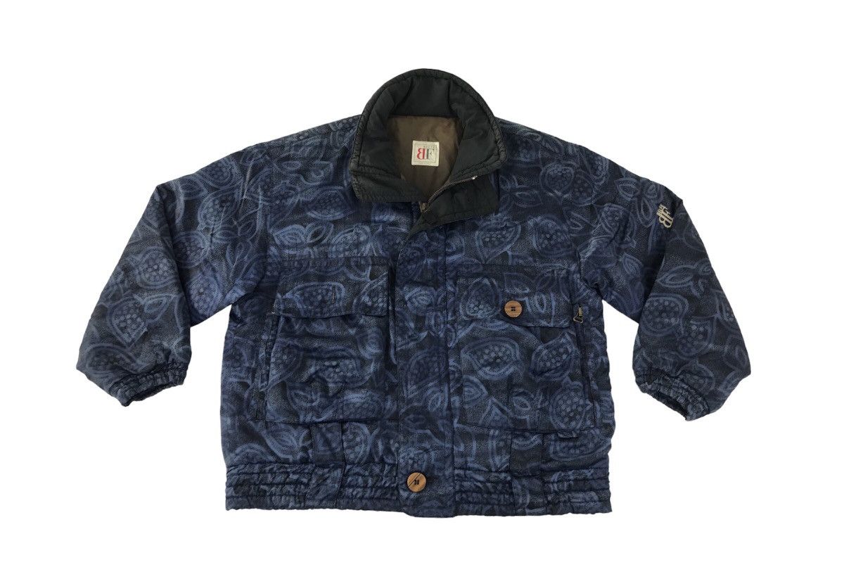 Vintage Belfe Made In Italy Paisley Design Thick Puffer Jacket Size L / US 10 / IT 46 - 1 Thumbnail