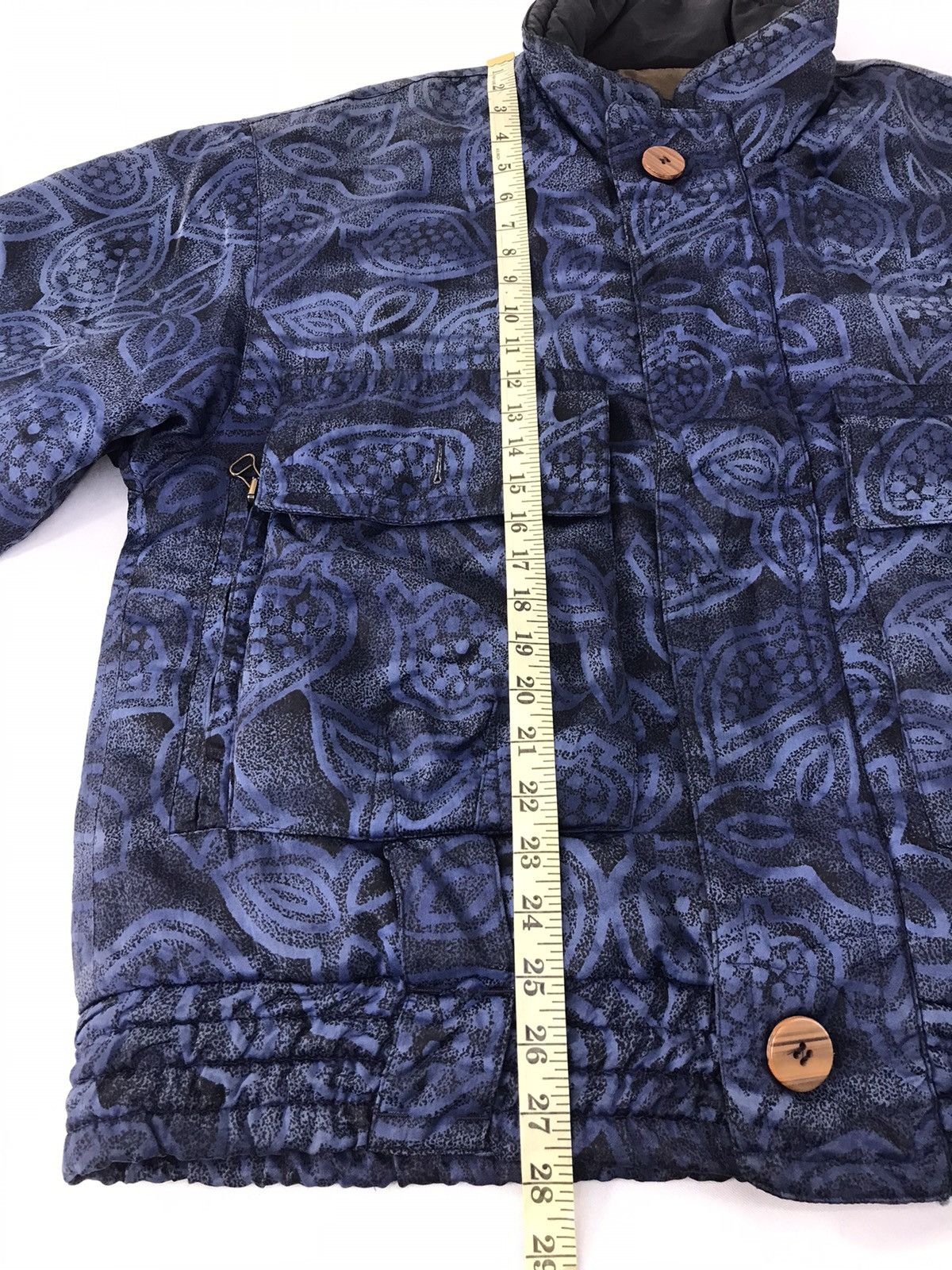 Vintage Belfe Made In Italy Paisley Design Thick Puffer Jacket Size L / US 10 / IT 46 - 12 Thumbnail