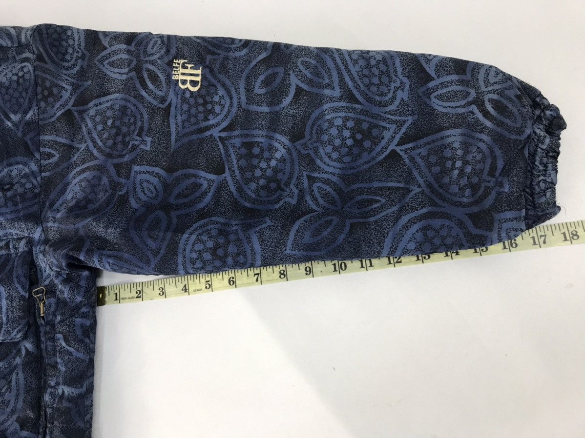 Vintage Belfe Made In Italy Paisley Design Thick Puffer Jacket Size L / US 10 / IT 46 - 13 Thumbnail