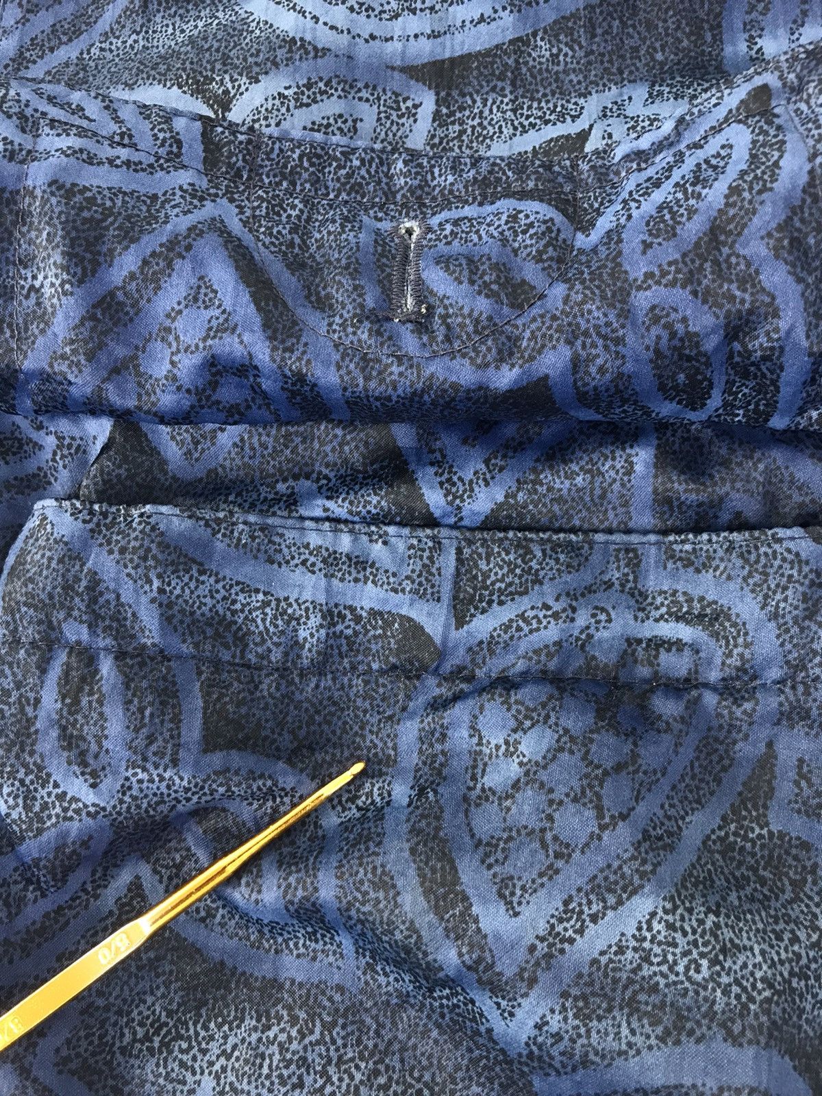 Vintage Belfe Made In Italy Paisley Design Thick Puffer Jacket Size L / US 10 / IT 46 - 4 Thumbnail