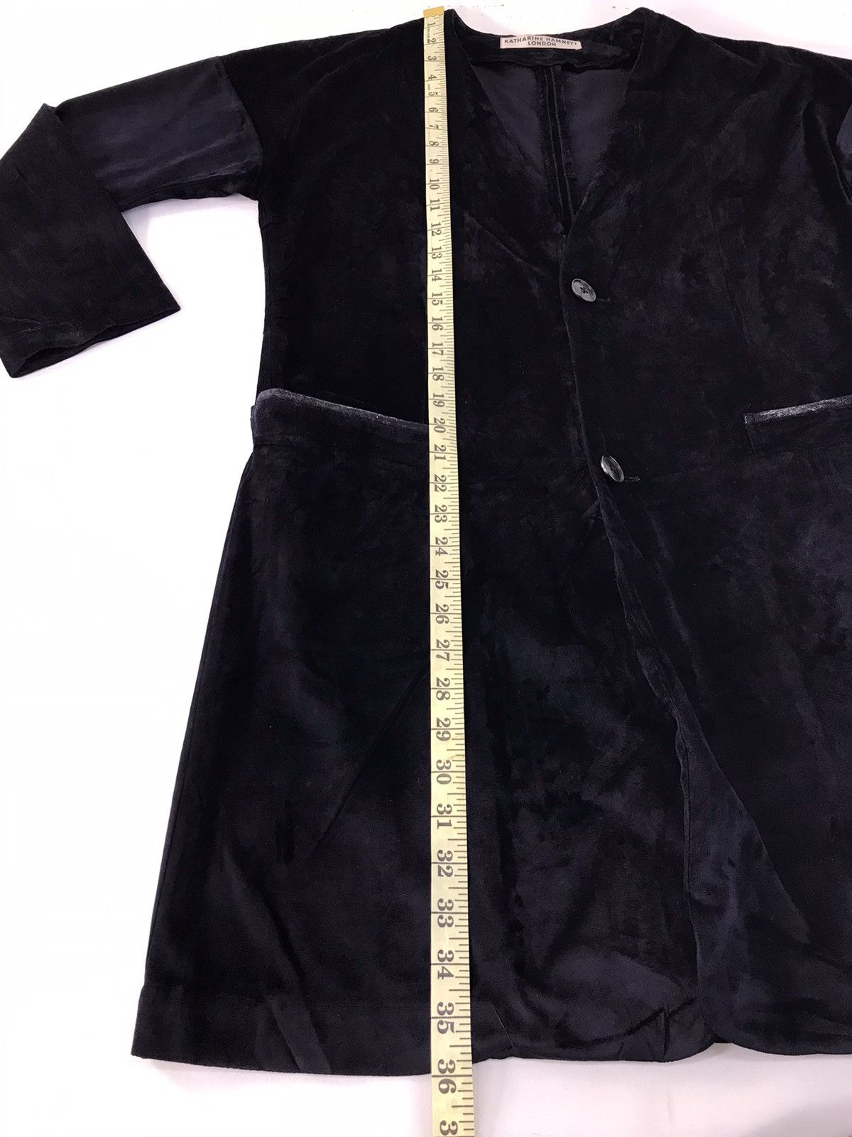 Katharine Hamnett London Katherine Hamnett London Cut & Sewn Dark Blue Button Style Size S / US 4 / IT 40 - 9 Thumbnail