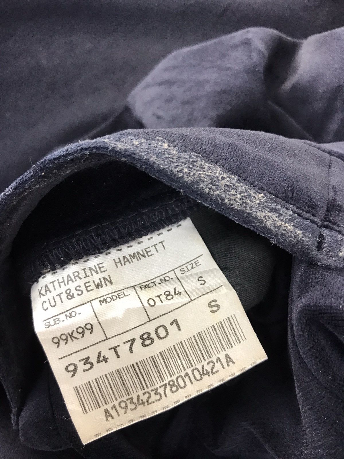 Katharine Hamnett London Katherine Hamnett London Cut & Sewn Dark Blue Button Style Size S / US 4 / IT 40 - 6 Thumbnail