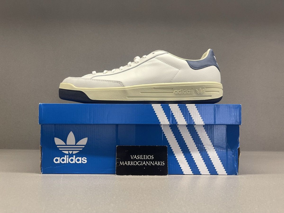 Adidas Rod Laver Aniline White Navy