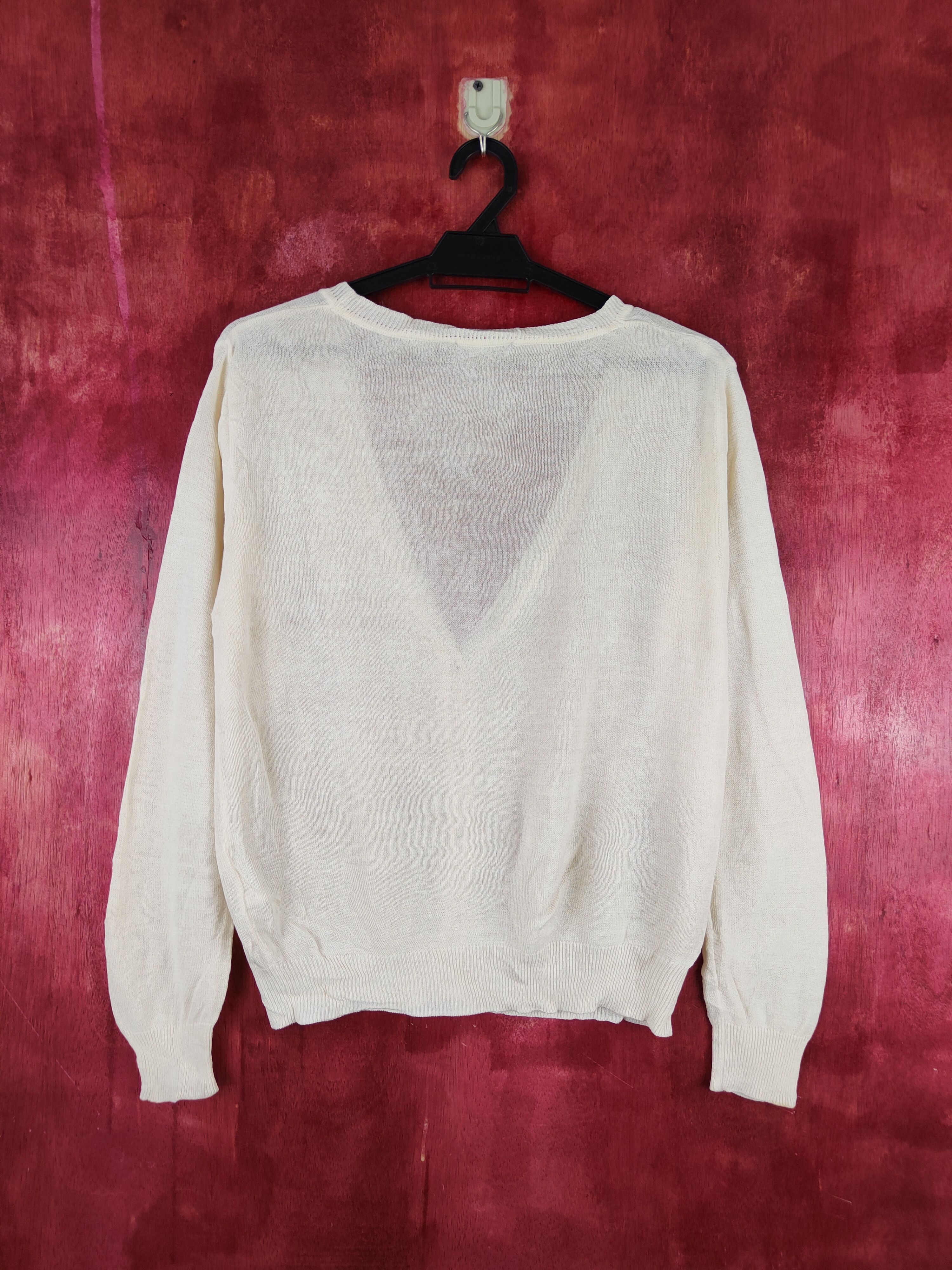 Japanese Brand Japanese Brand Cream Crochet Meshnet Cardigan #S876 Size L / US 10 / IT 46 - 8 Thumbnail