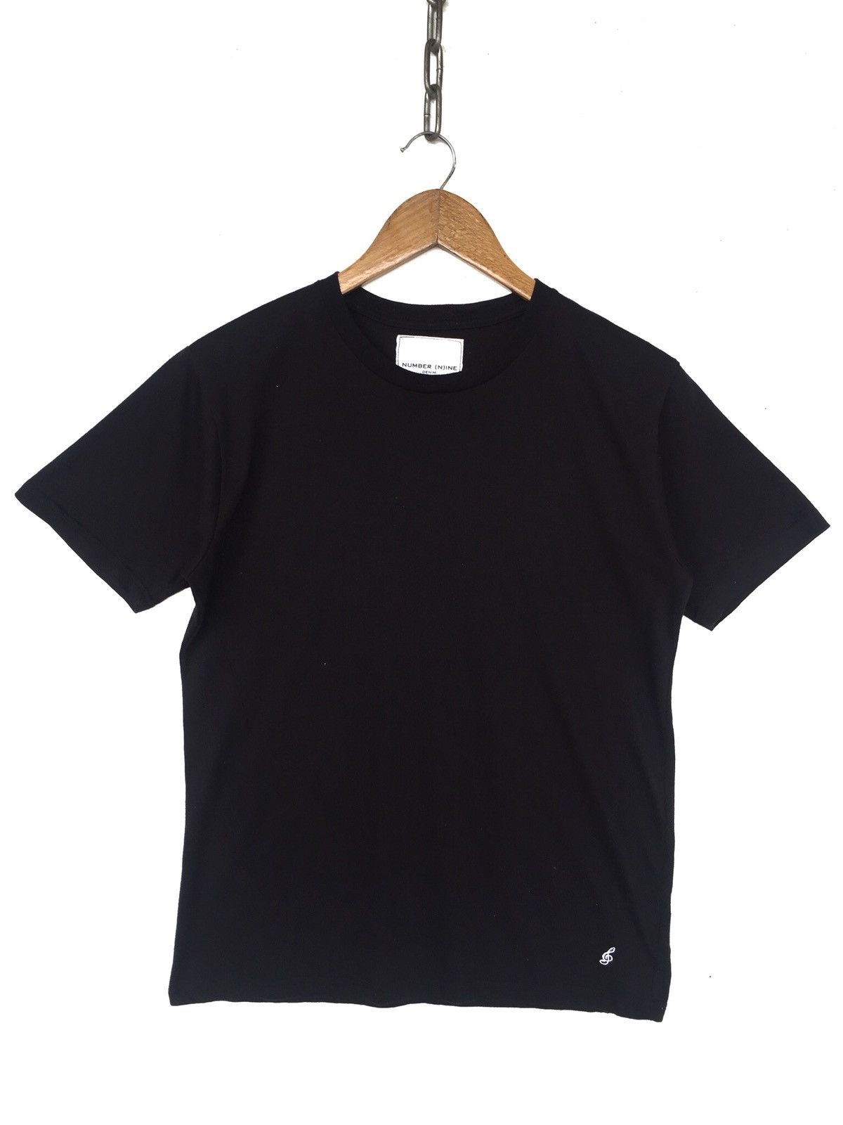 Number (N)ine Number (N)ine ™️ Logo Musical Black Plain Shirt Size US S / EU 44-46 / 1 - 1 Thumbnail