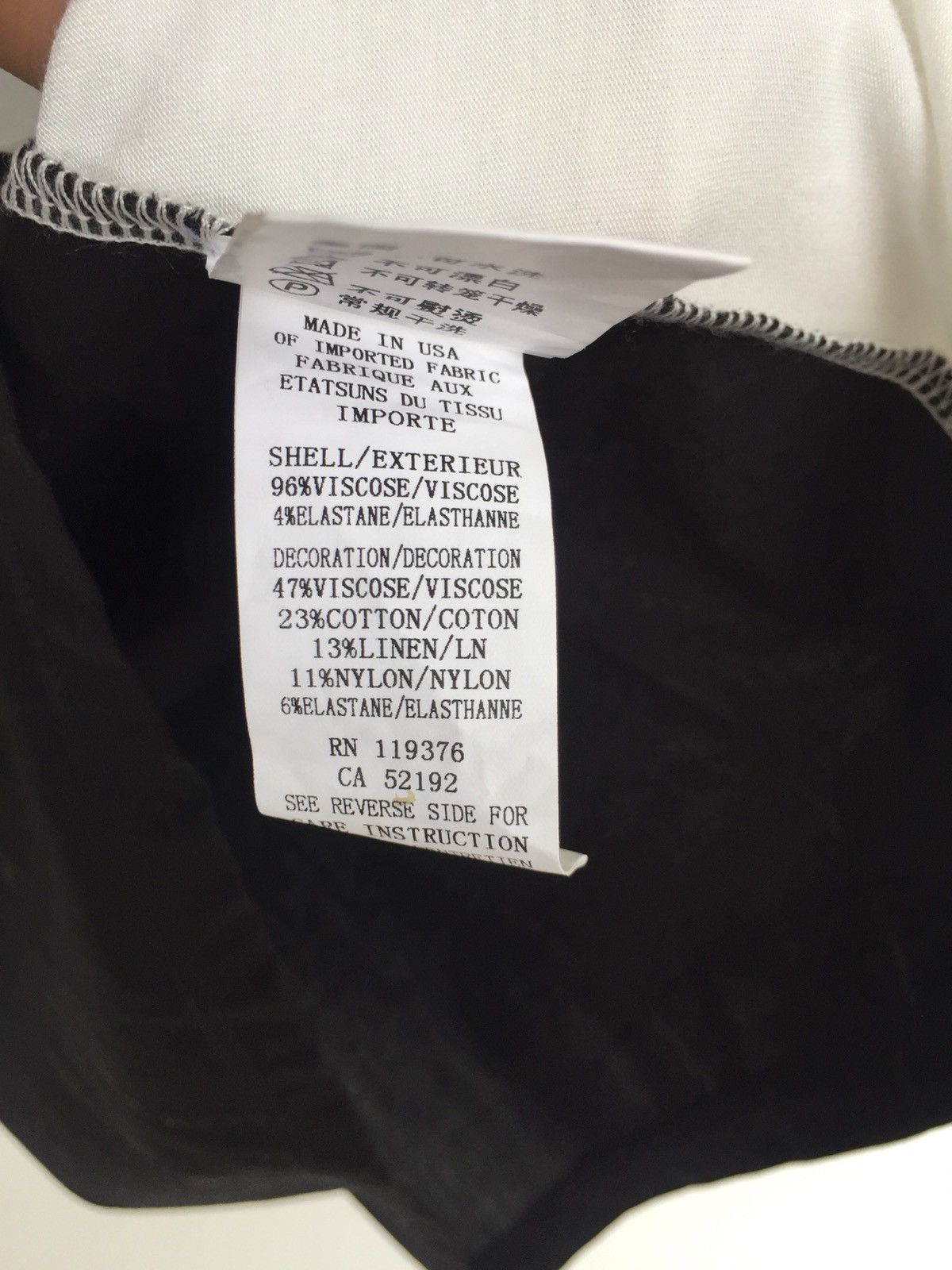 Helmut Lang STEAL🔥Helmut Lang Two Tones Back Zipper Shirt Size US S / EU 44-46 / 1 - 7 Thumbnail