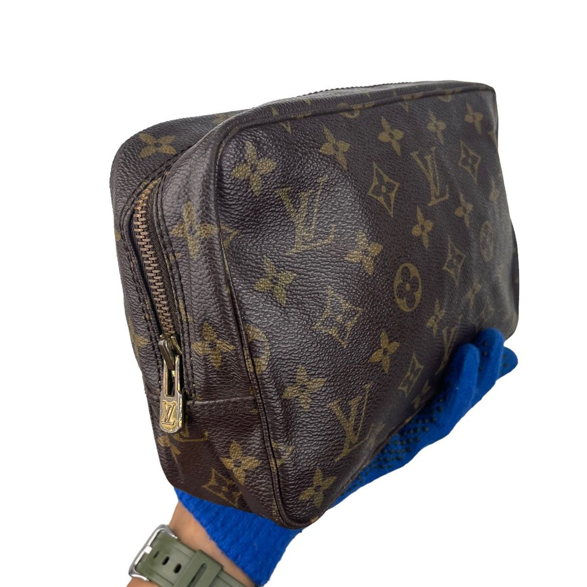 Louis Vuitton × Vintage 💥 Vintage LV Monogram Pouch Toiletry Clutch Bag Size ONE SIZE - 6 Thumbnail