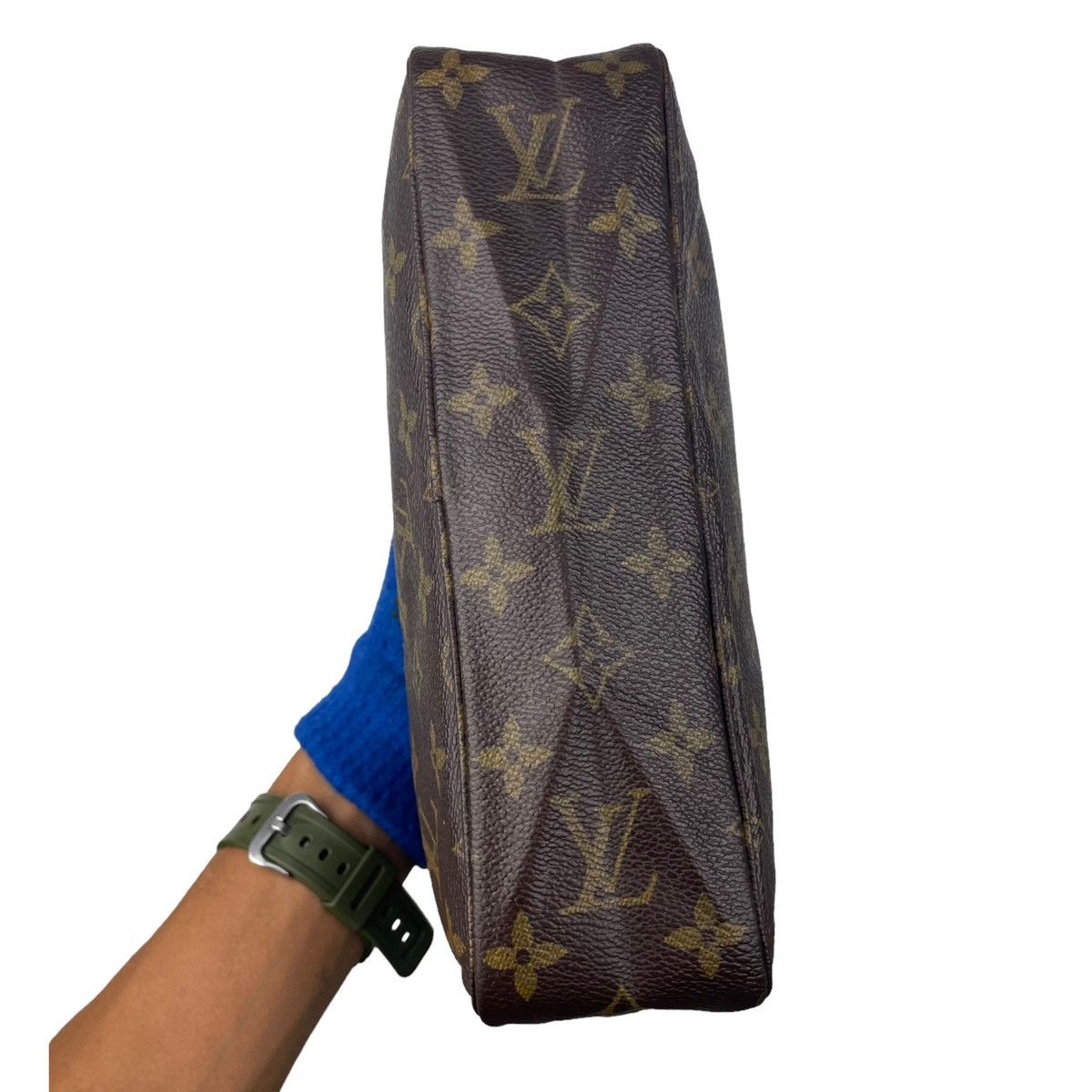 Louis Vuitton × Vintage 💥 Vintage LV Monogram Pouch Toiletry Clutch Bag Size ONE SIZE - 7 Thumbnail