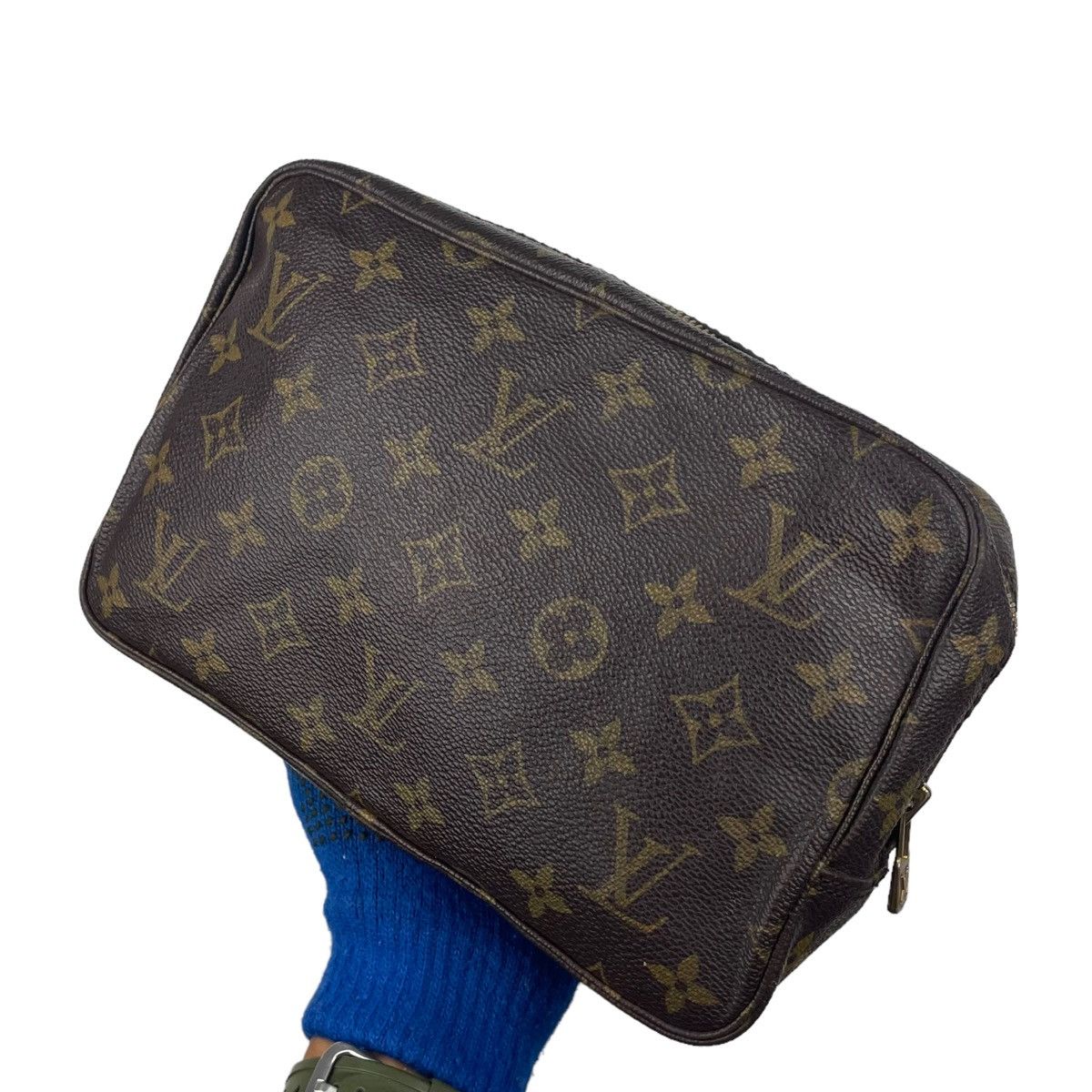 Louis Vuitton × Vintage 💥 Vintage LV Monogram Pouch Toiletry Clutch Bag Size ONE SIZE - 3 Thumbnail