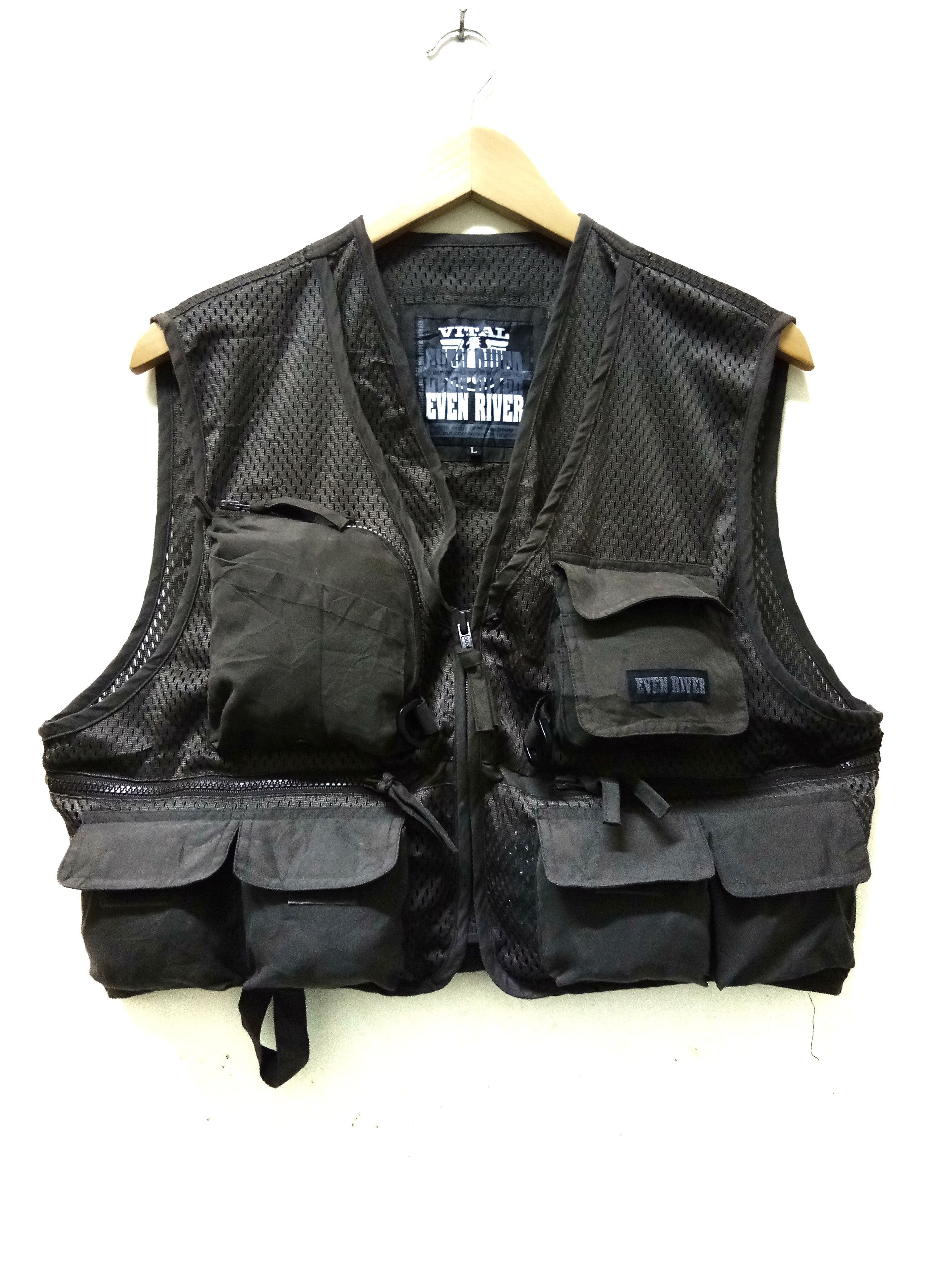 Japanese Brand Parachute Tactical Utility Multi Pocket Vest. Size US L / EU 52-54 / 3 - 2 Thumbnail